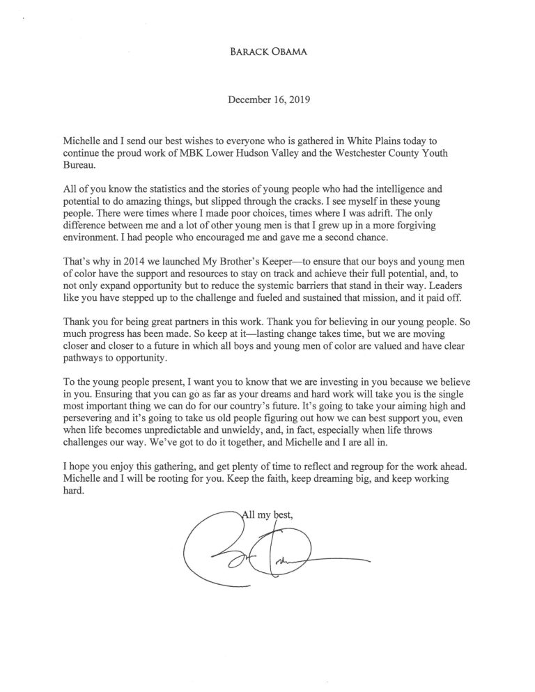 The Office of Barack and Michelle Obama-MBK Lower Hudson Valley-12.16.19