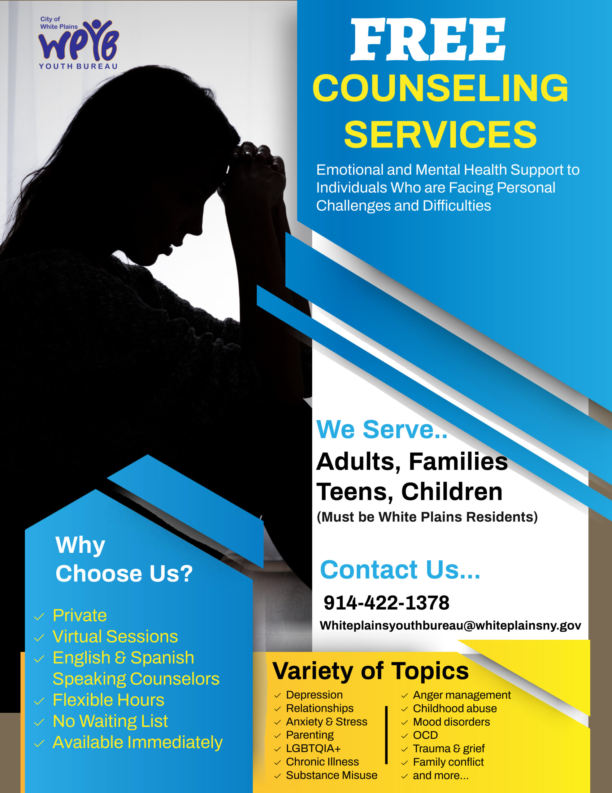 One to One Counseling: Emotional & Well Being Support