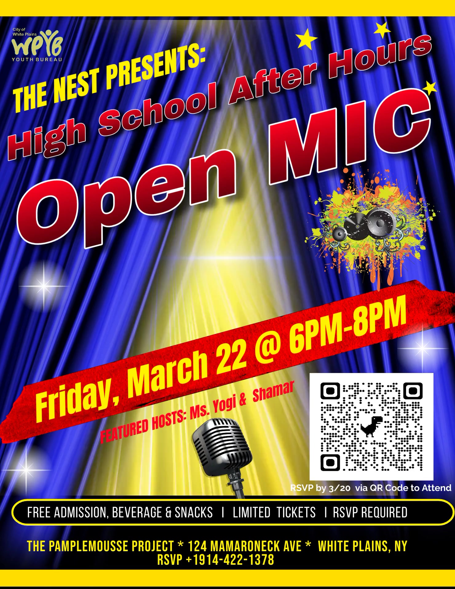 High School After Hours:  Open Mic